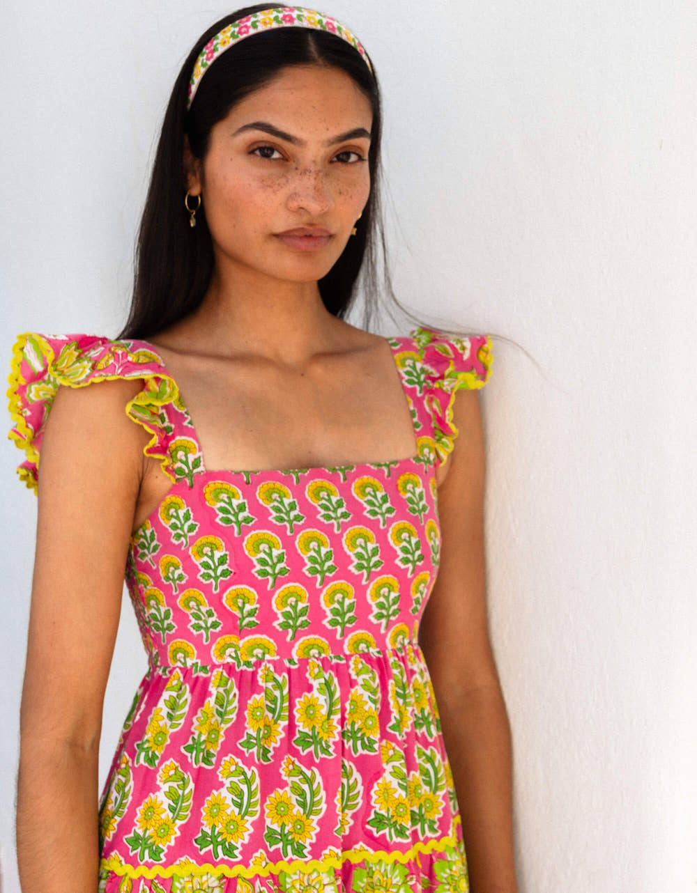 Pink City Prints Electric Mix Xanthe Dress