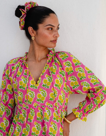 Pink City Prints Electric Rose Luna Mini