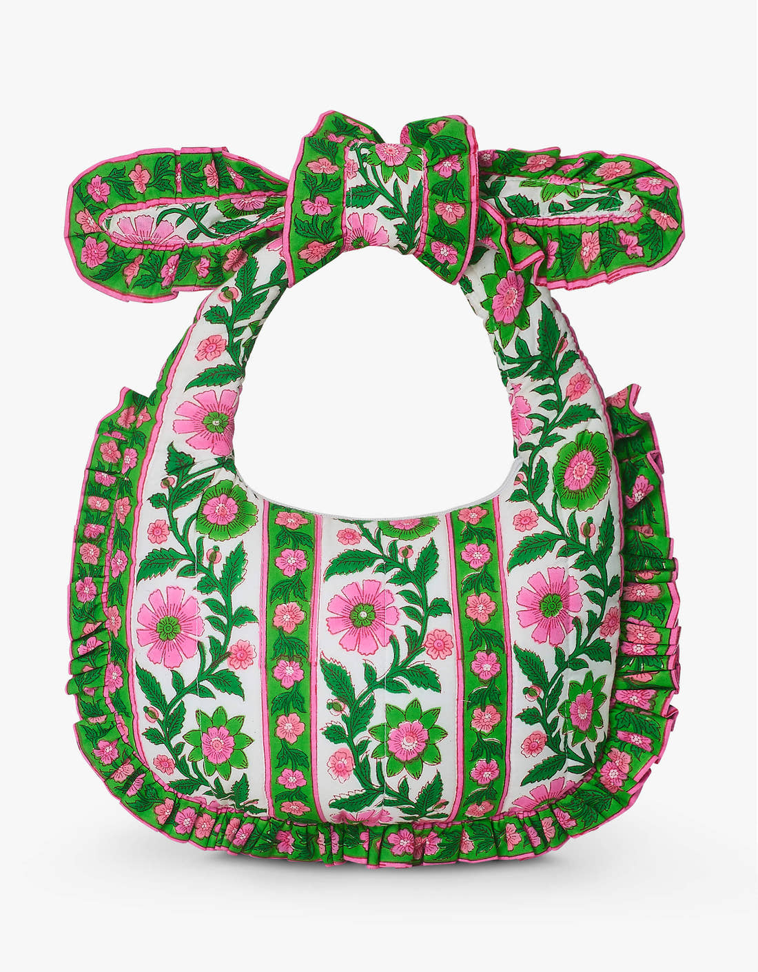 Pink City Prints Emerald Border Clutch