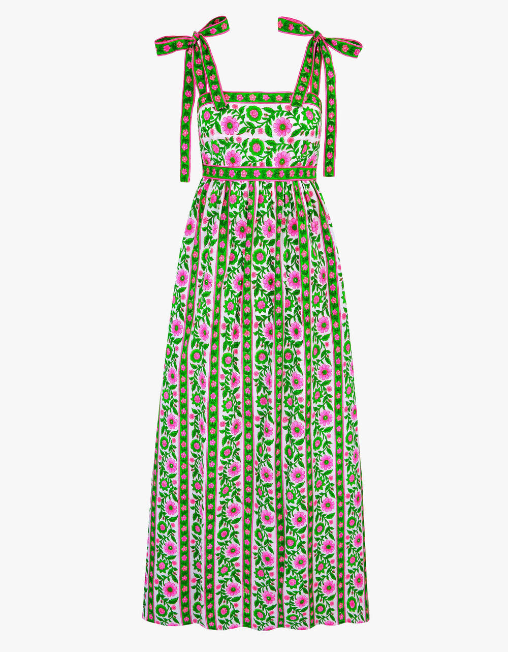 Pink City Prints Emerald Border Mykonos Dress