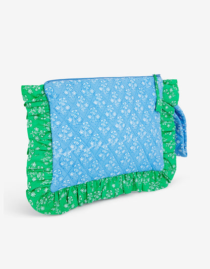 Pink City Prints Feeling Fresh Ruffle Pouch