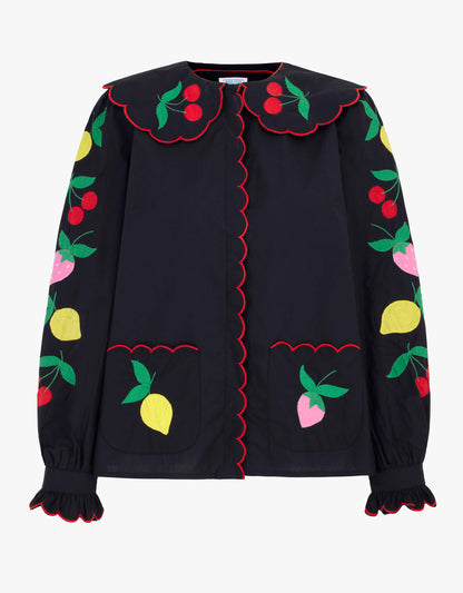 Pink City Prints Feeling Fruity Apple Blouse