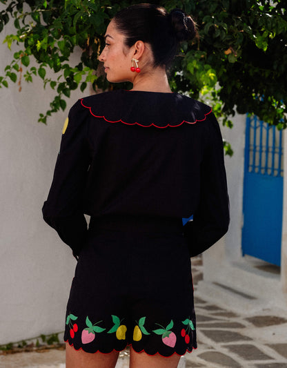 Pink City Prints Feeling Fruity Ava Shorts