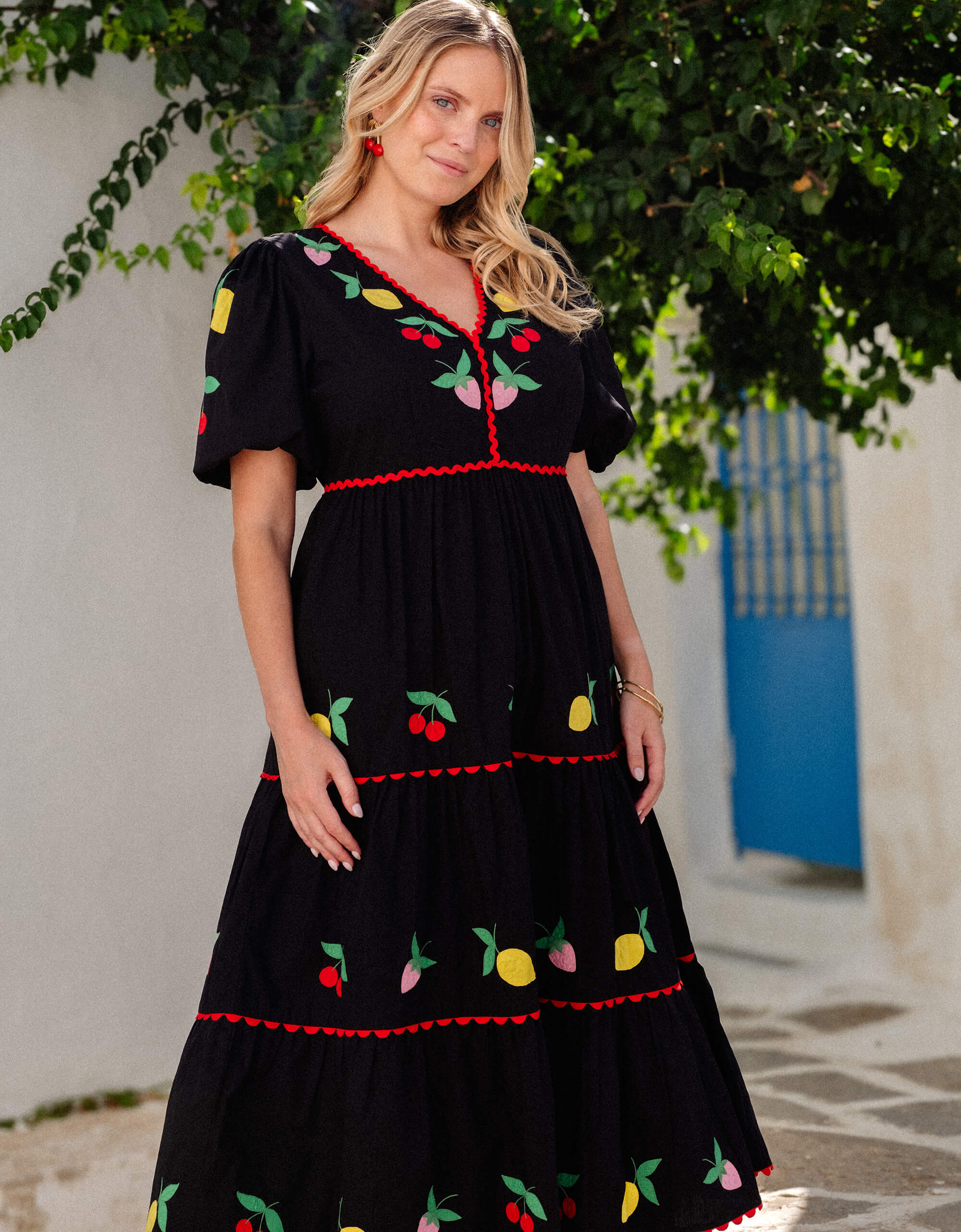 Pink City Prints Feeling Fruity Jolie Dress