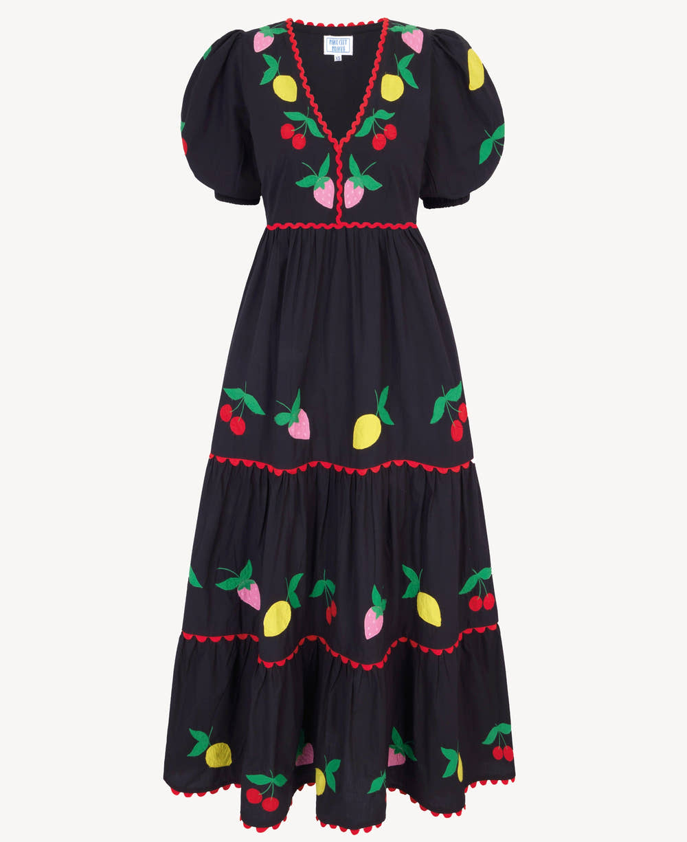 Pink City Prints Feeling Fruity Jolie Dress