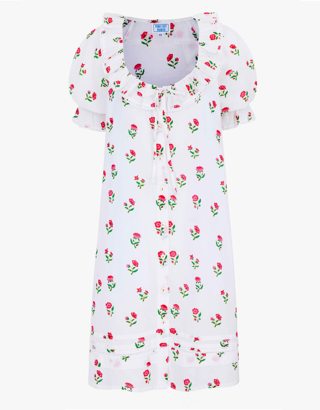 Pink City Prints Festive Ditsy Gloria Nightie