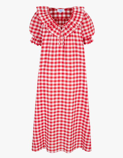 Pink City Prints Festive Gingham Ava Dress