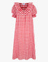 Pink City Prints Festive Gingham Ava Dress