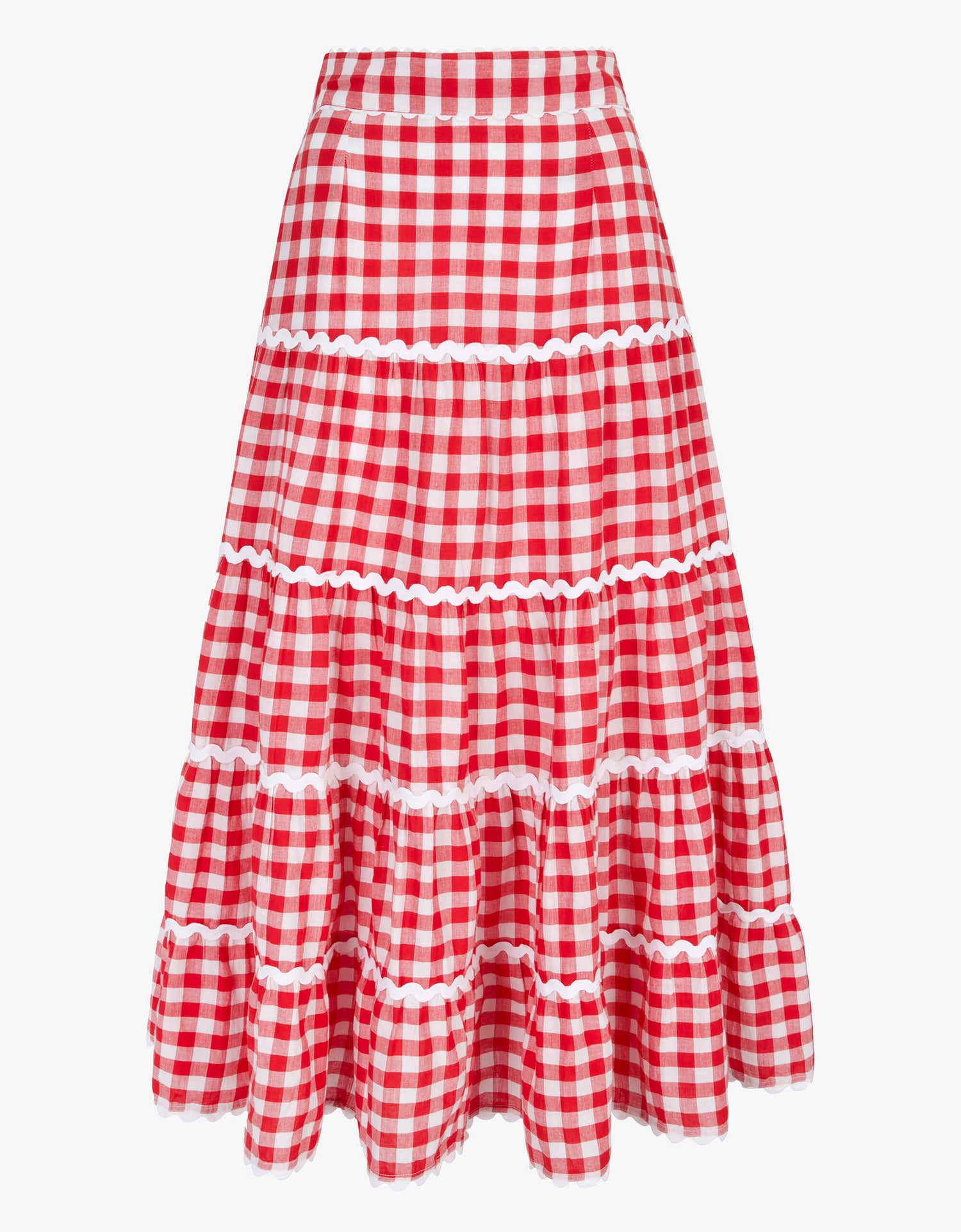 Pink City Prints Festive Gingham Etta Skirt