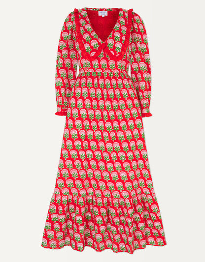Pink City Prints Festive Marigold Esme Dress