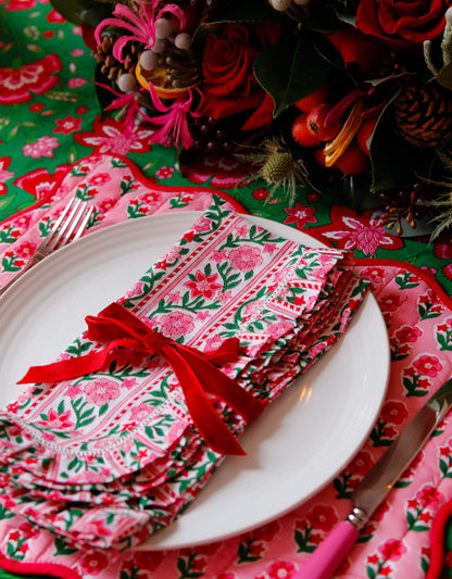 Pink City Prints Festive Mix Placemats (Set of 6)