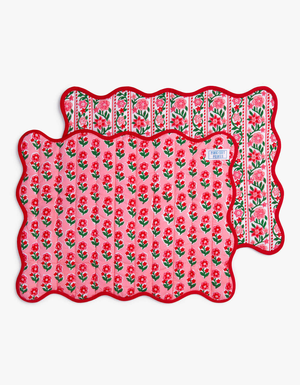 Pink City Prints Festive Mix Placemats (Set of 6)
