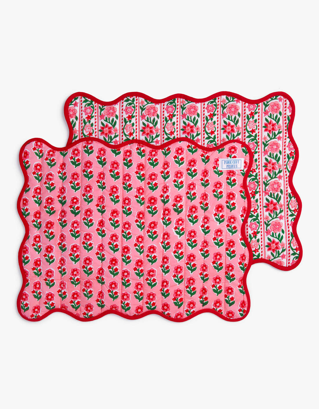 Pink City Prints Festive Mix Placemats (Set of 6)
