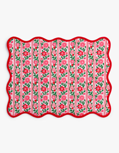 Pink City Prints Festive Mix Placemats (Set of 6)