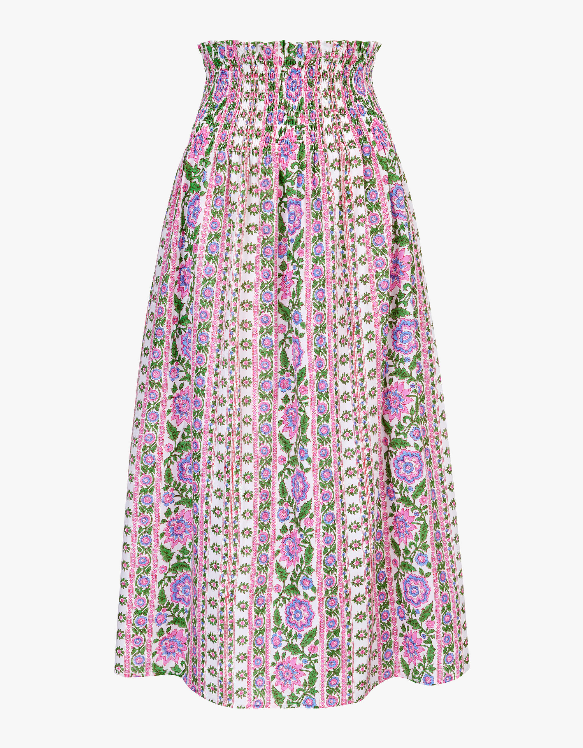 Pink City Prints Folk Border Alba Skirt