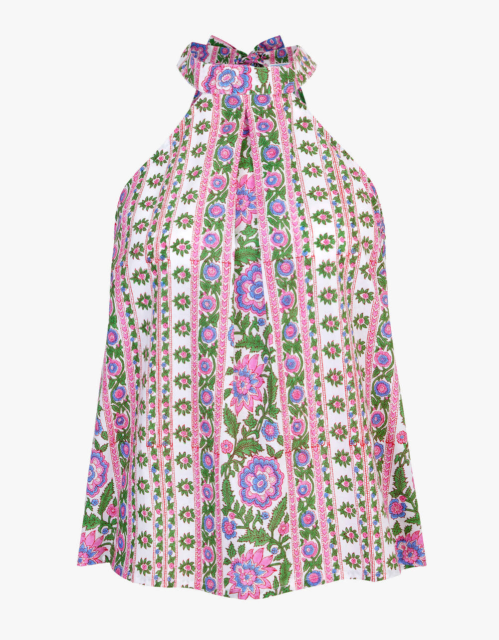 Pink City Prints Folk Border Julia Top