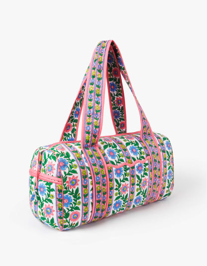 Pink City Prints Folk Border Weekend Bag