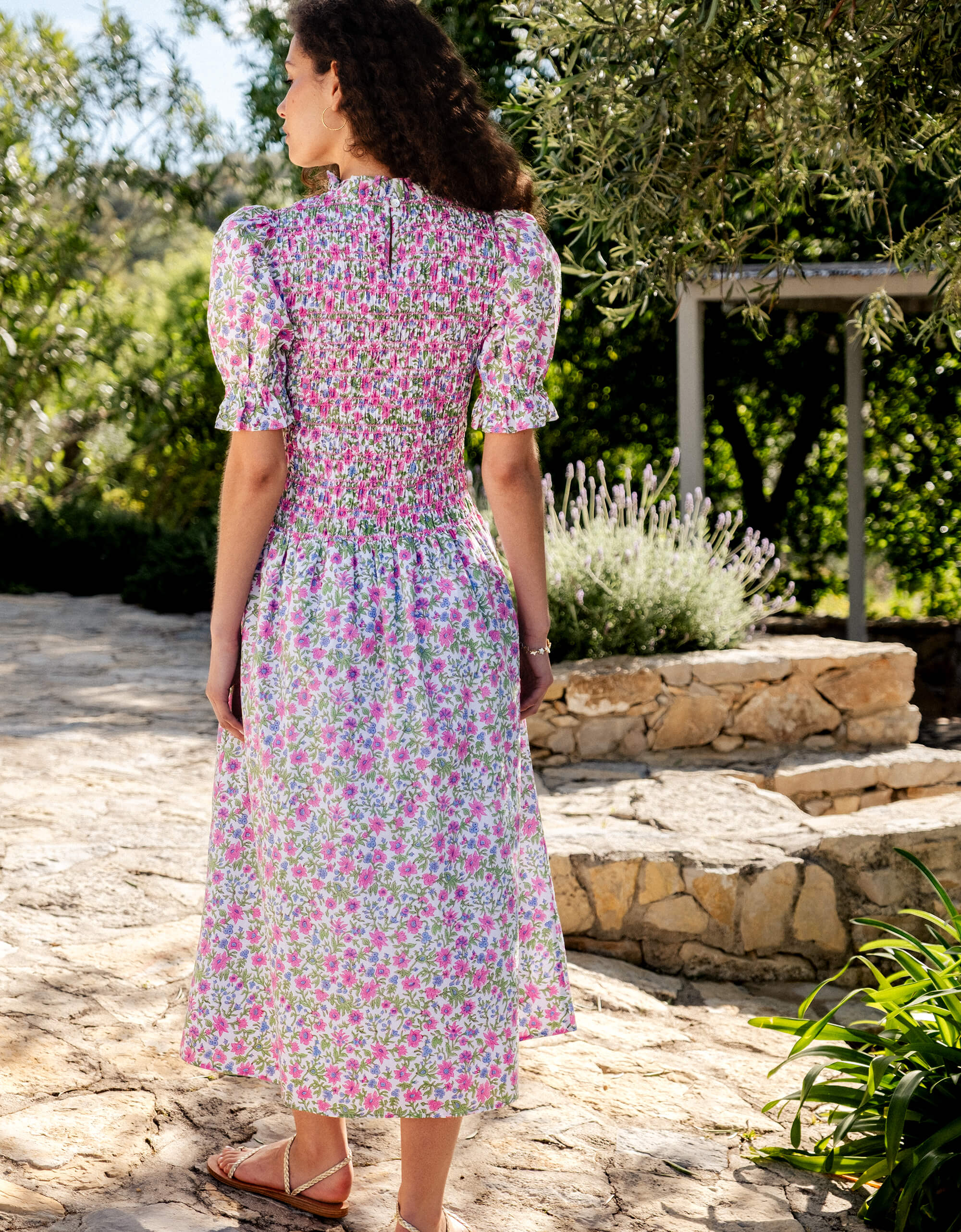 Pink City Prints Folk Lolita Lorenne Dress