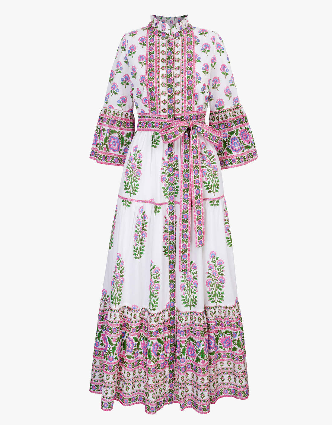 Pink City Prints Folk Mix Gemma Dress