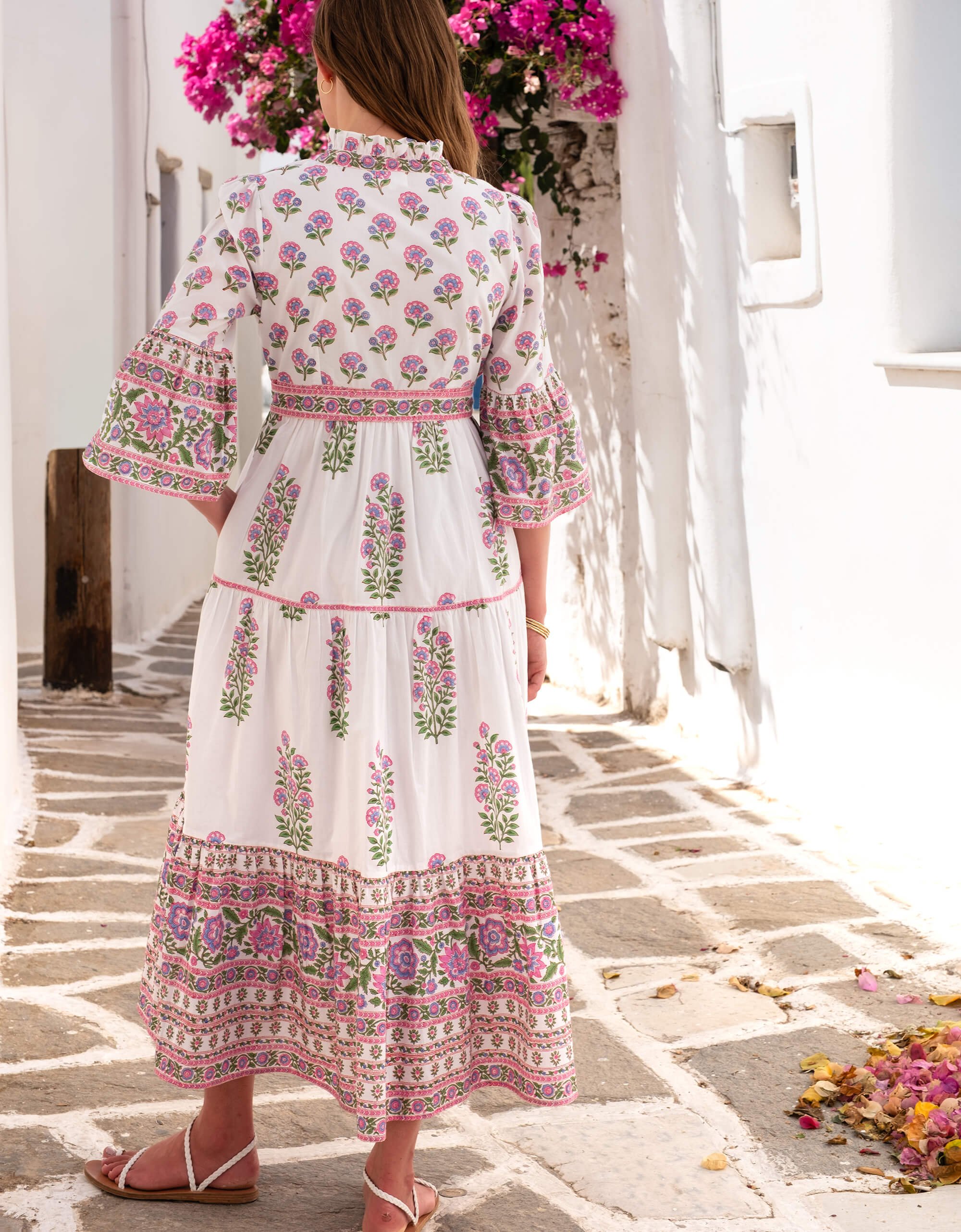 Pink City Prints Folk Mix Gemma Dress