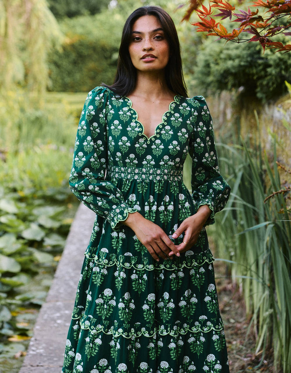 Pink City Prints Forest Buta Phoebe Dress