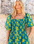Pink City Prints Hibiscus Jaal Colette Dress