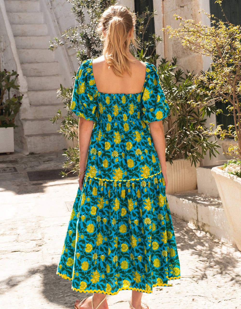 Pink City Prints Hibiscus Jaal Colette Dress