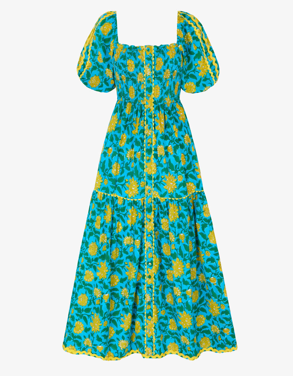 Pink City Prints Hibiscus Jaal Colette Dress