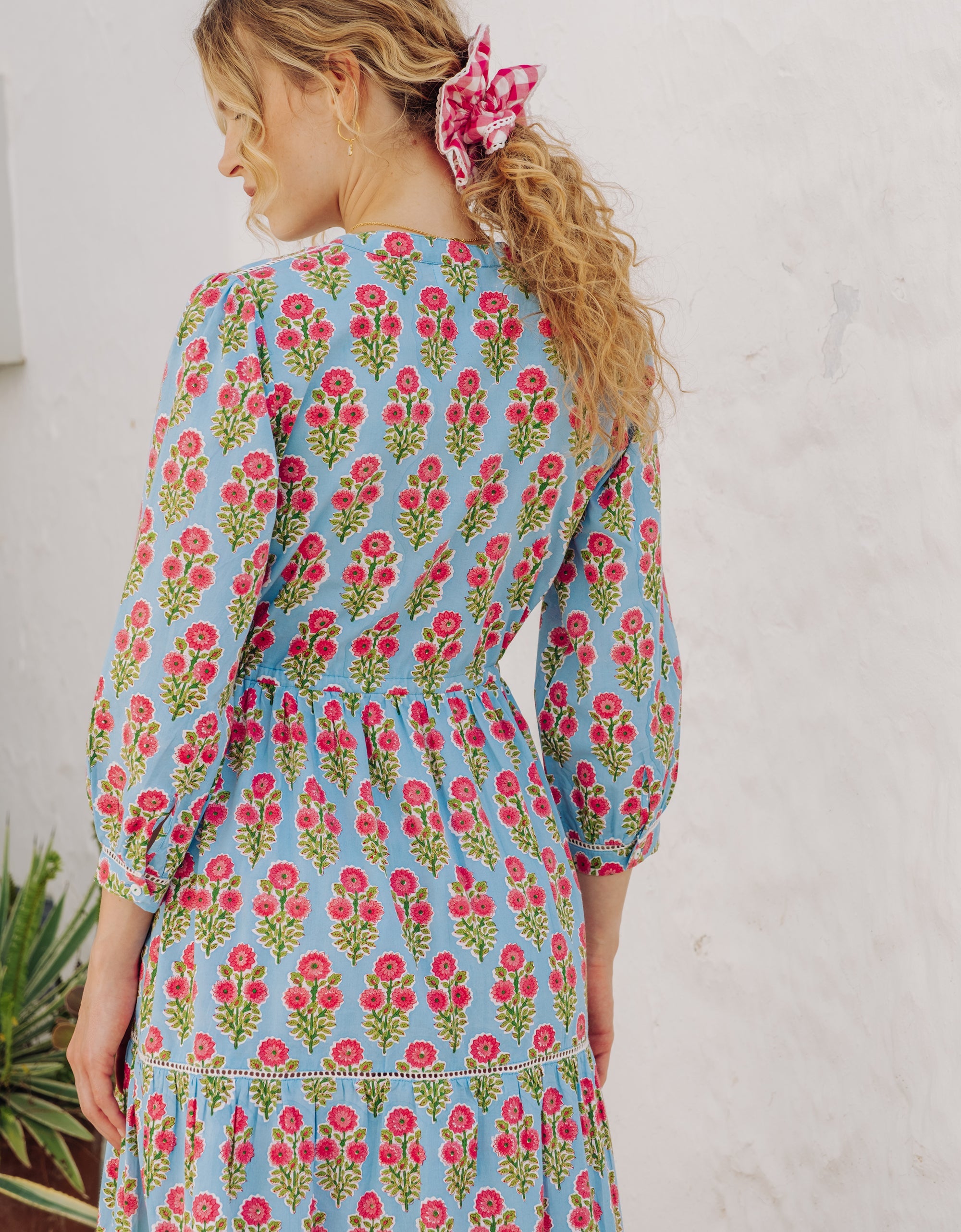 Pink City Prints Island Buta Maria Dress