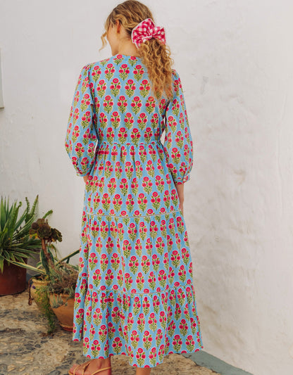 Pink City Prints Island Buta Maria Dress