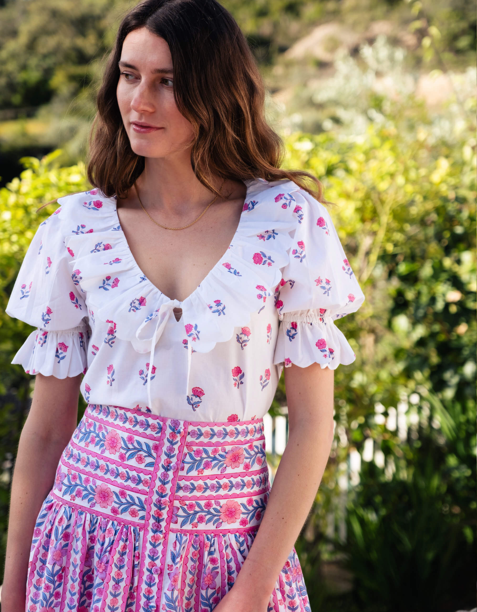 Pink City Prints Jaipur Border Primrose Skirt