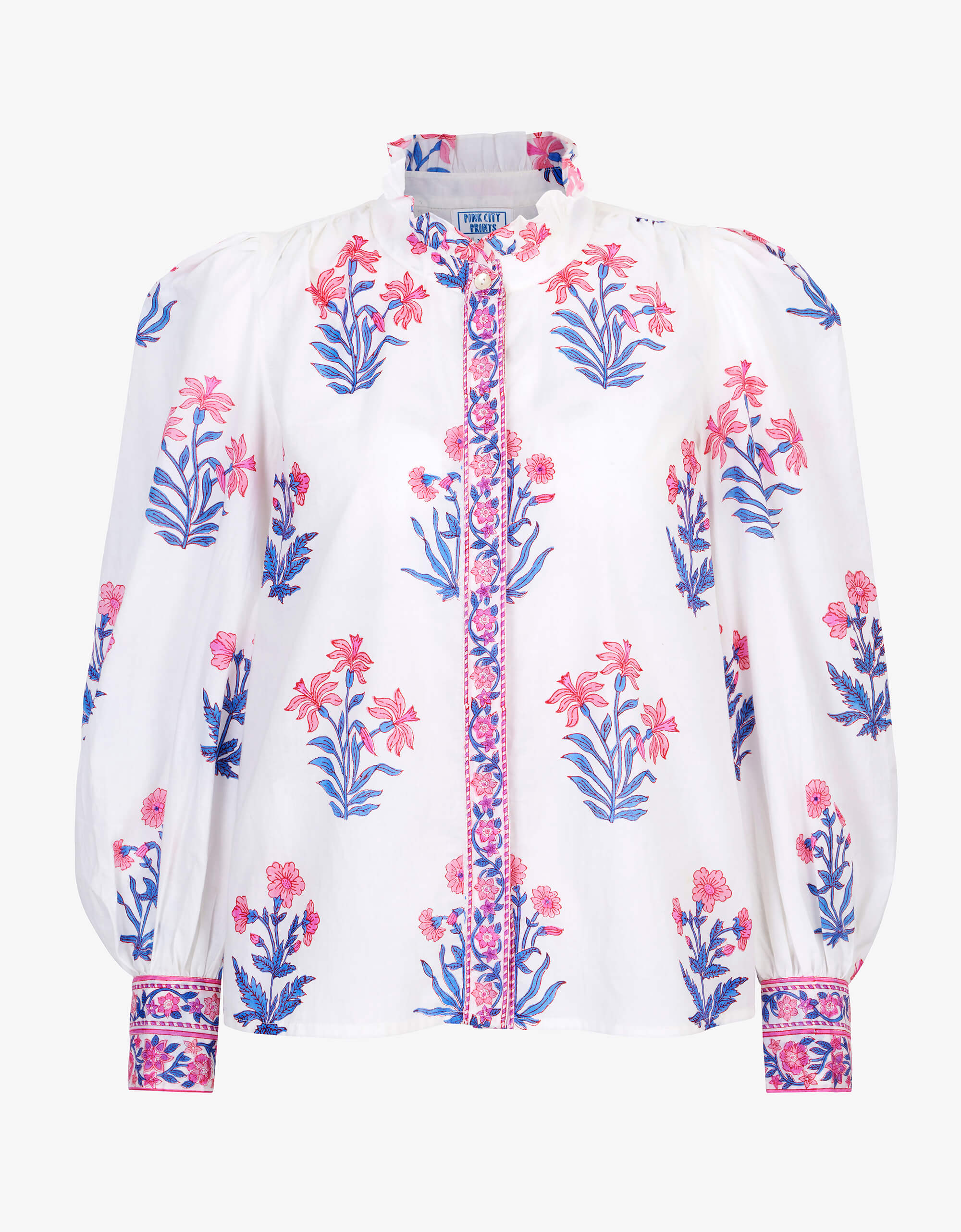Pink City Prints Jaipur Buta Primrose Blouse