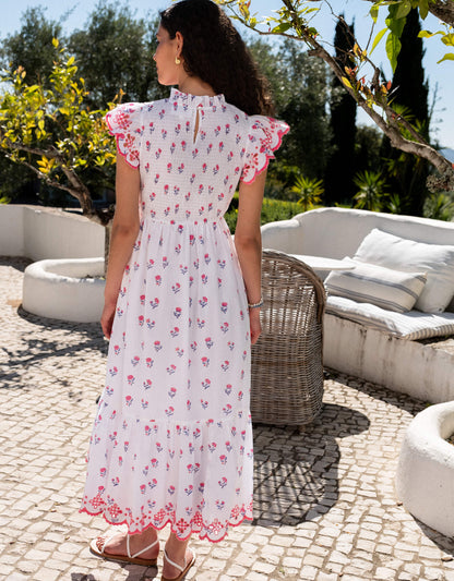 Pink City Prints Jaipur Ditsy Harper Dress