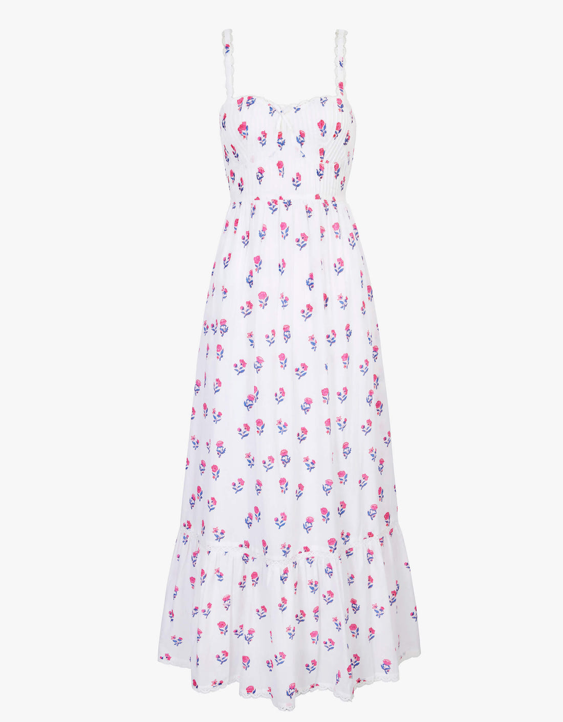 Pink City Prints Jaipur Ditsy Malibu Dress