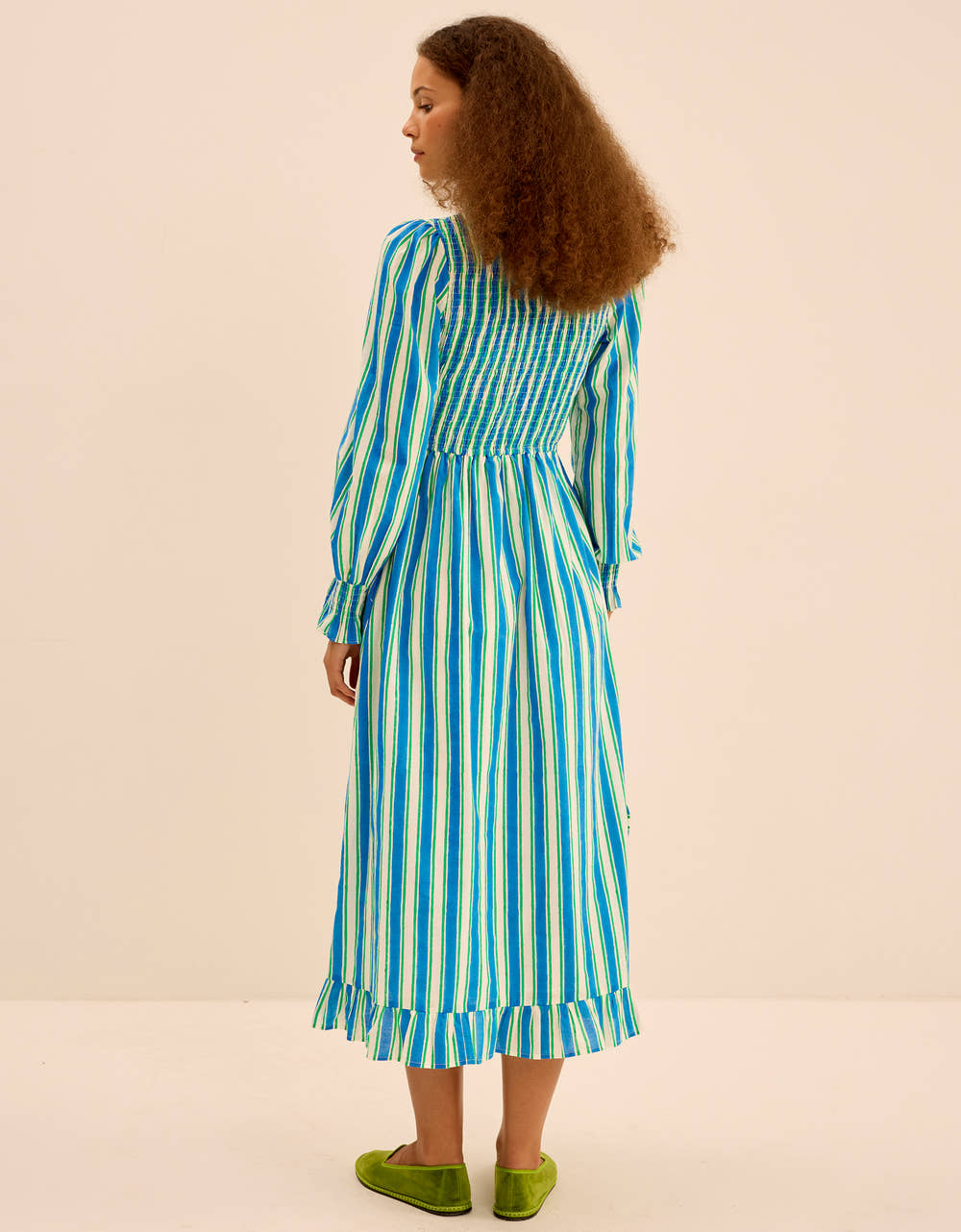 Pink City Prints Lagoon Stripe Izzy Dress
