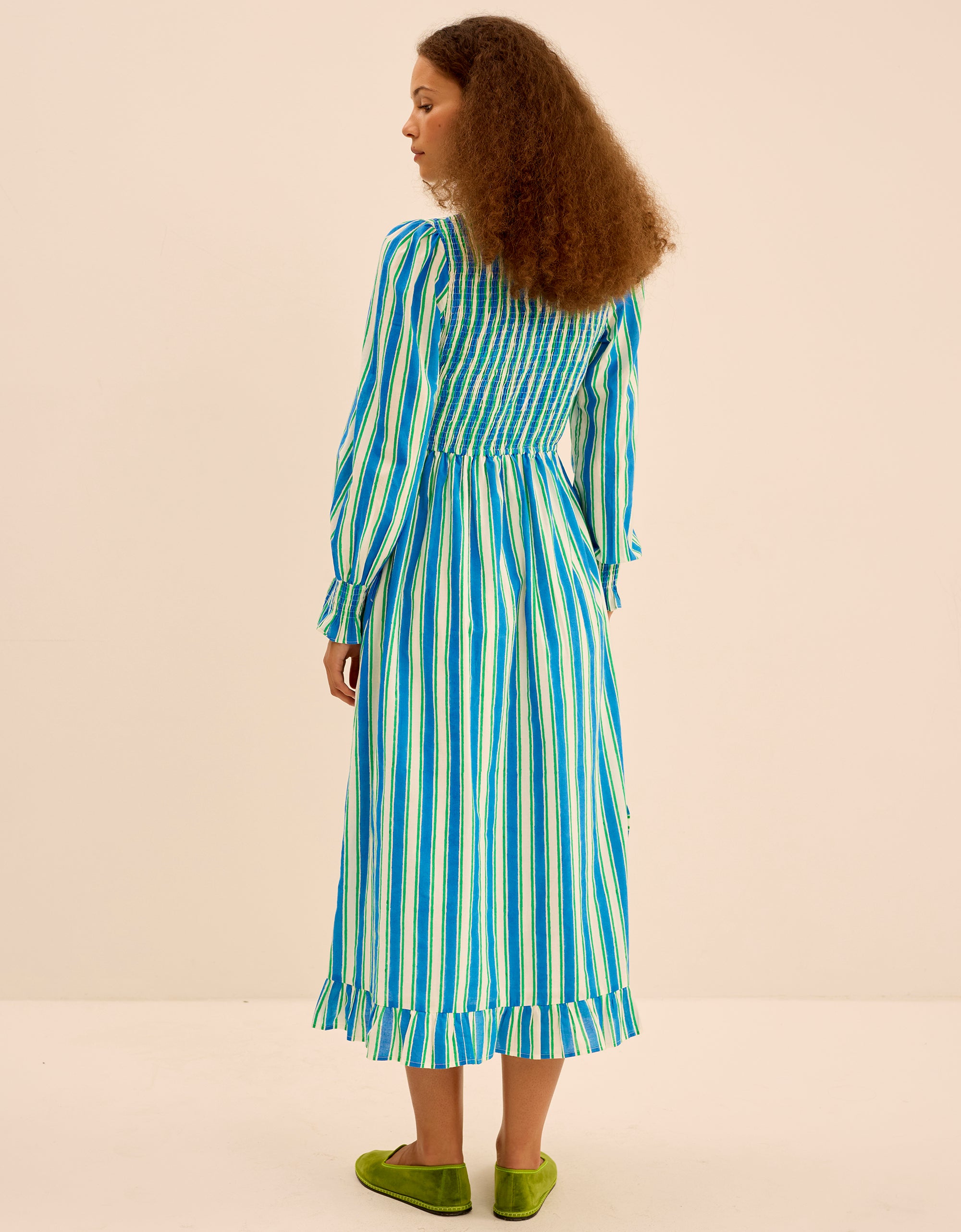 Pink City Prints Lagoon Stripe Izzy Dress