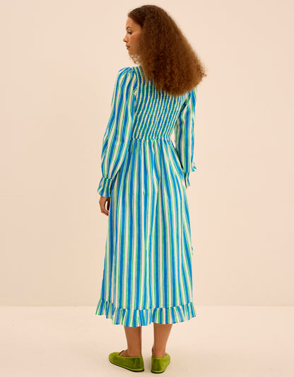 Pink City Prints Lagoon Stripe Izzy Dress