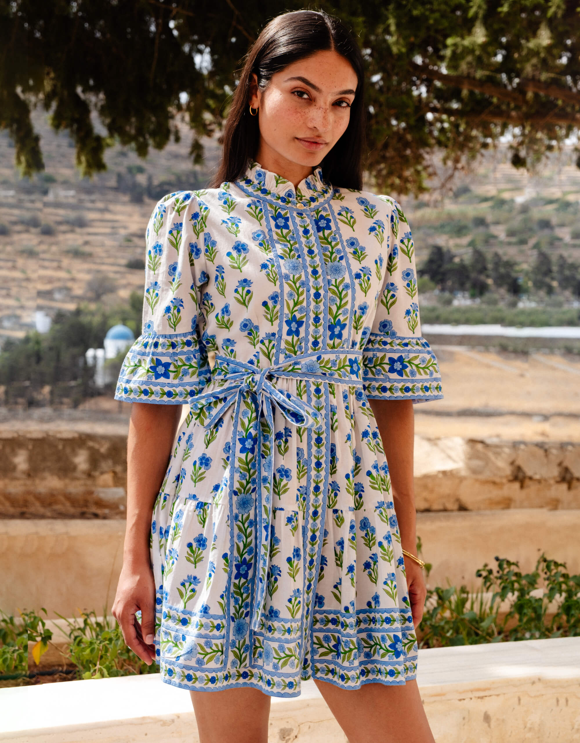 Pink City Prints Lapis Meadow Gemma Mini
