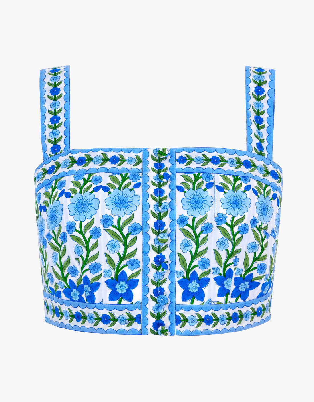 Pink City Prints Lapis Meadow Immy Top