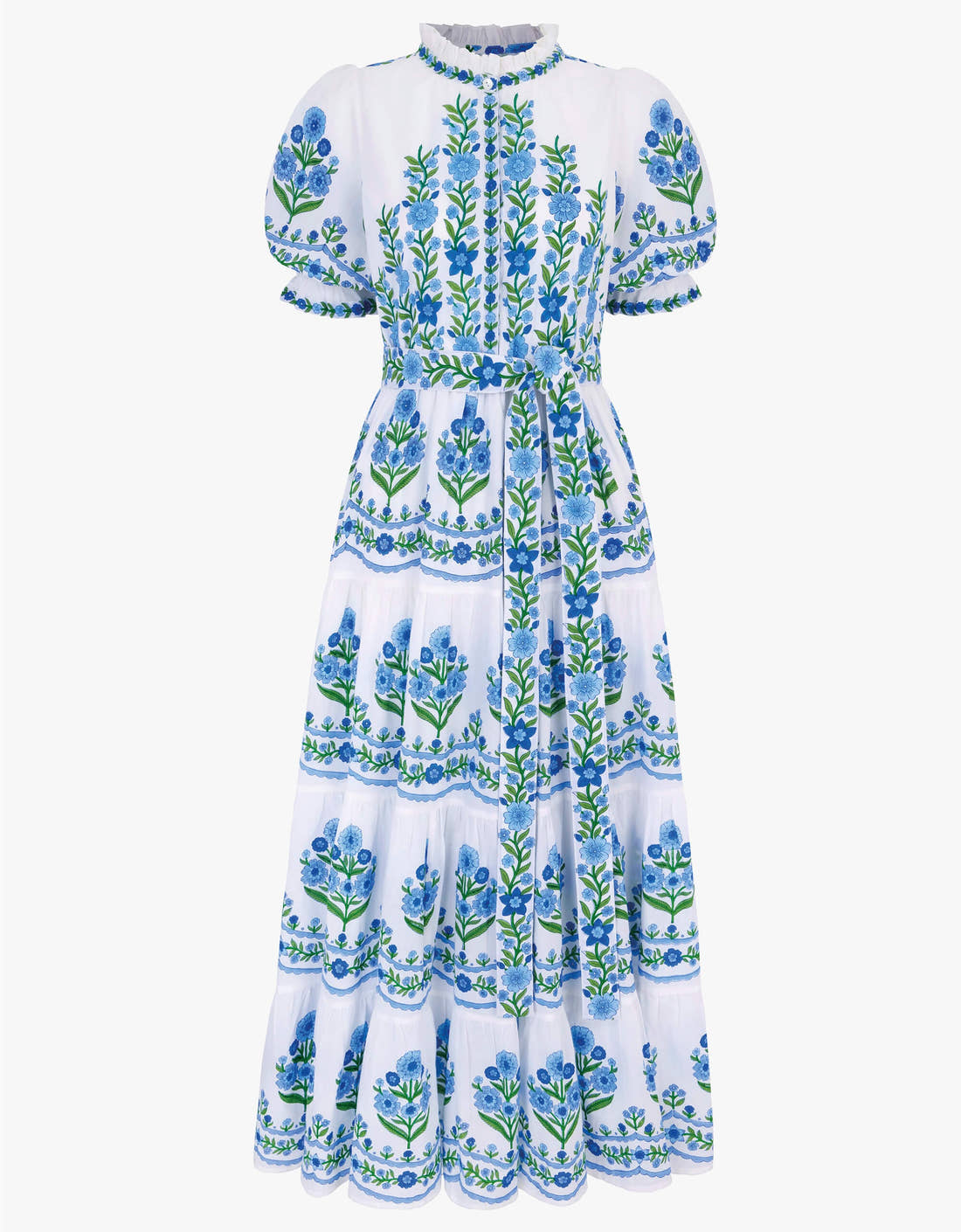 Pink City Prints Lapis Meadow Matilda Dress