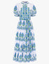 Pink City Prints Lapis Meadow Matilda Dress