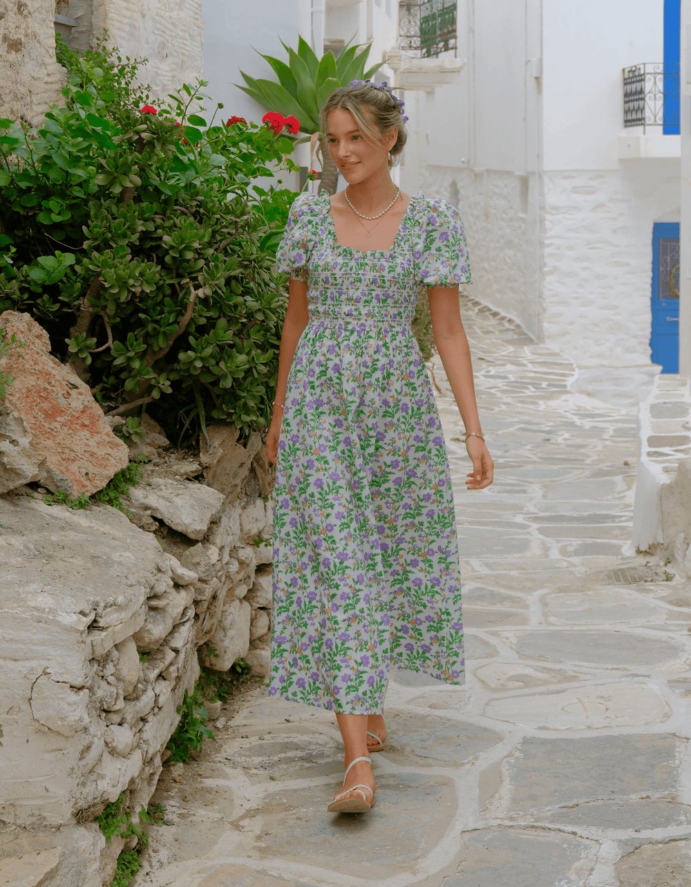Pink City Prints Lavender Orchard Alice Dress
