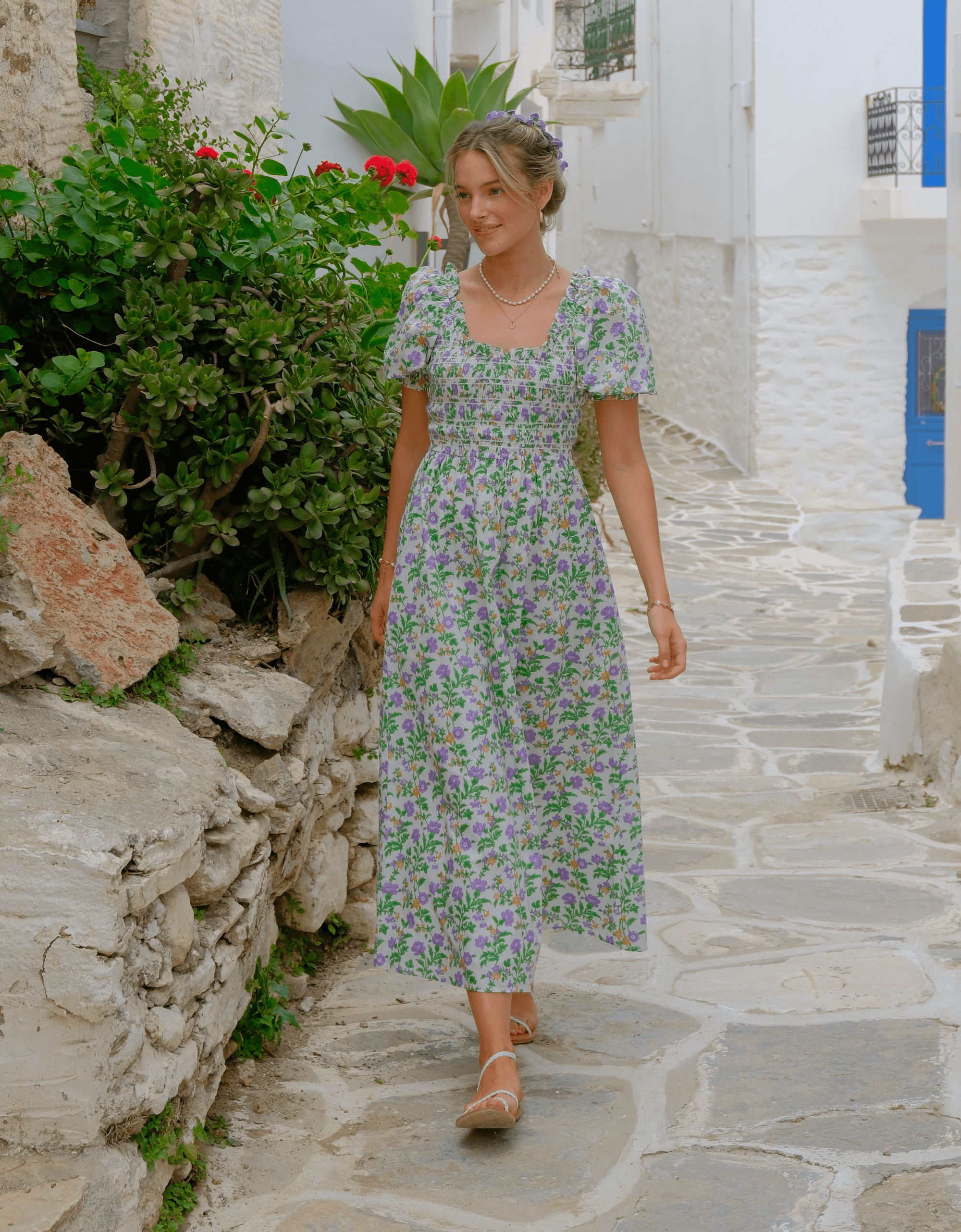 Pink City Prints Lavender Orchard Alice Dress