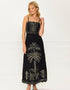 Pink City Prints Leopard Nights Embroidery Rio Dress