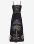 Pink City Prints Leopard Nights Embroidery Rio Dress