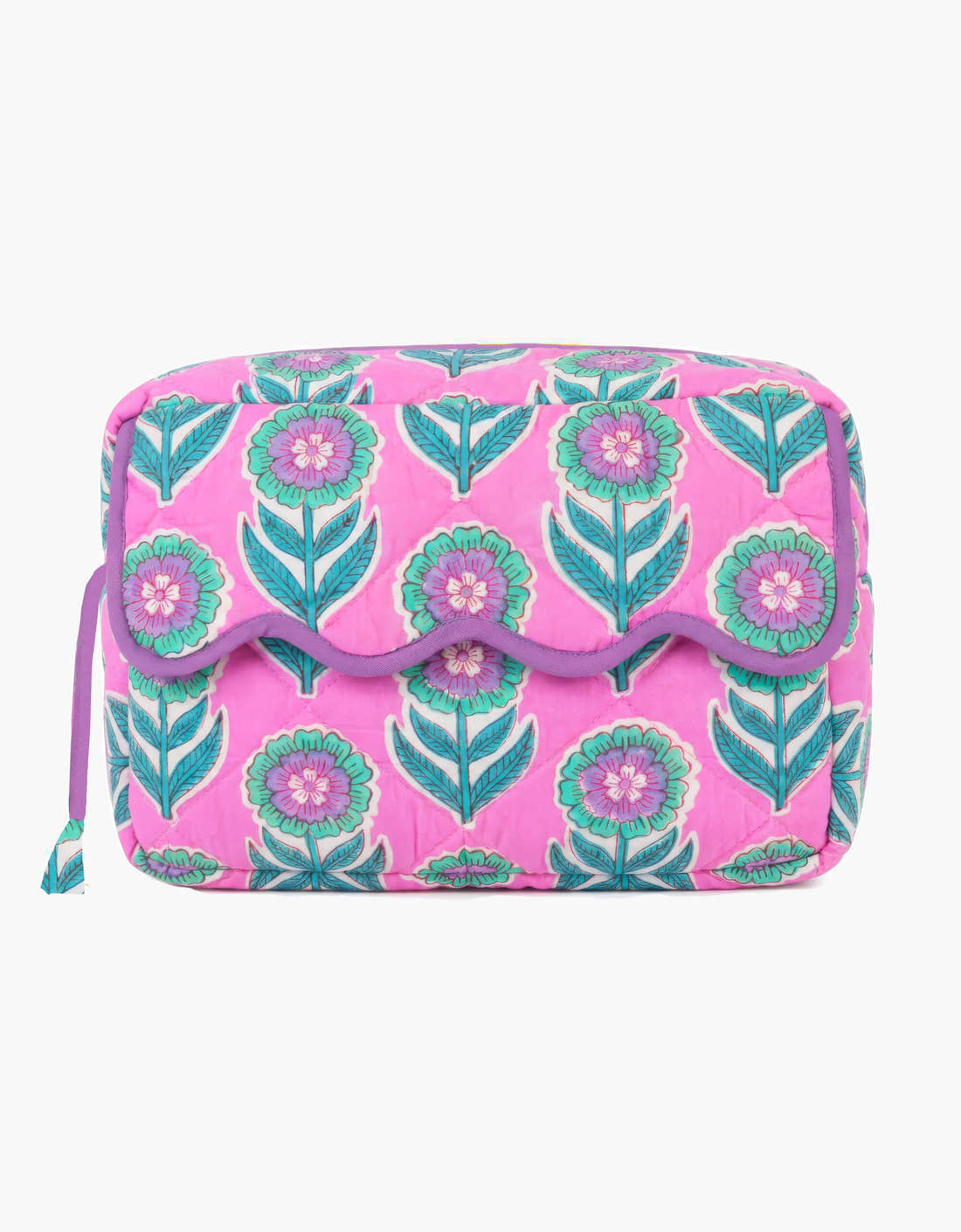 Pink City Prints Lilac Buta Washbag