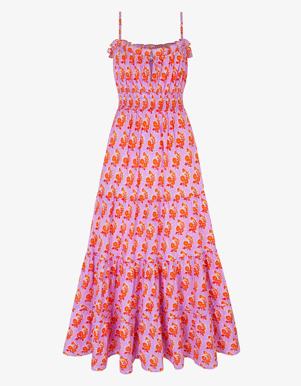 Pink City Prints Lilac Zinnia Seychelles Dress