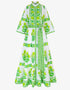 Pink City Prints Lime Botanics Gemma Dress
