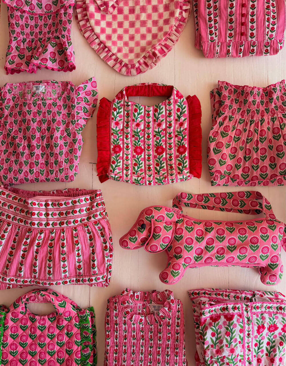 Pink City Prints Marigold Blush Doggie Bag