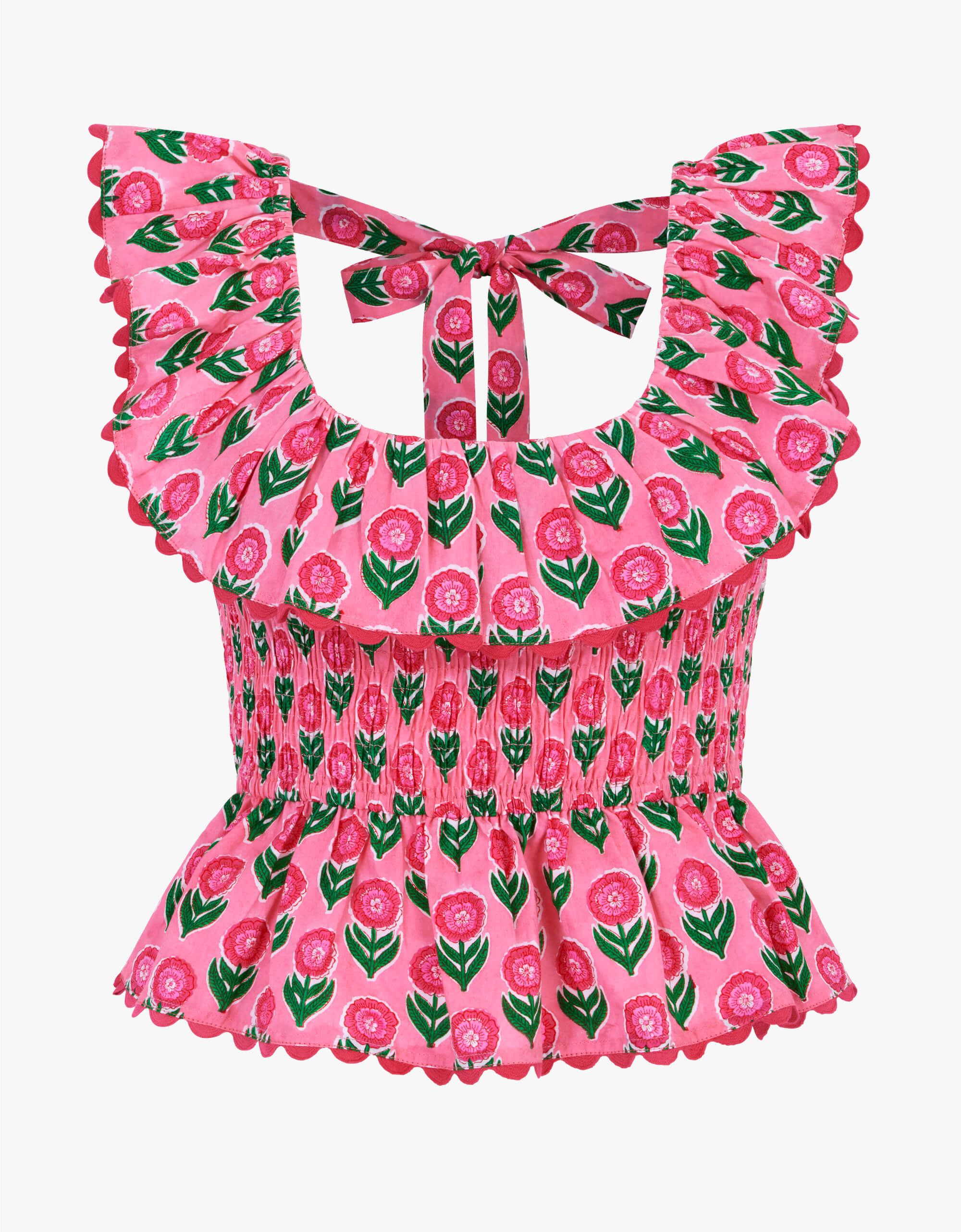 Pink City Prints Marigold Blush Susie Top